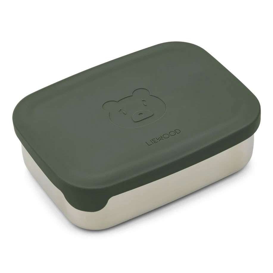 Liewood - Nina Lunch Box Mr Bear Hunter Green