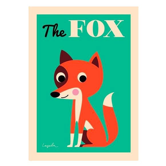 OMM Design - Poster "Schlauer Fuchs"