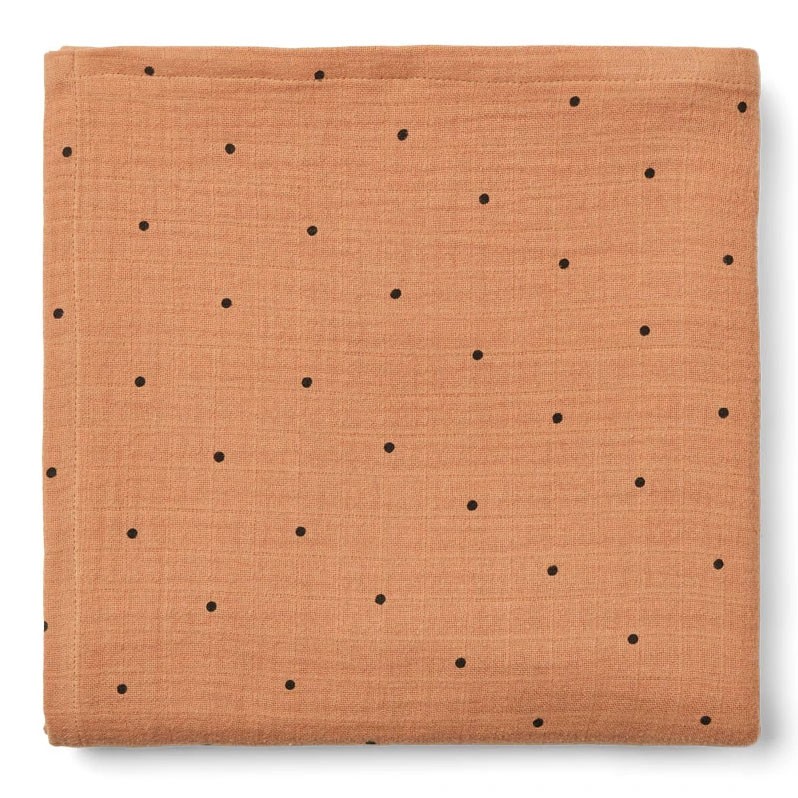 Liewood - Bio-Mulltuch Ben Classic Dot Tuscany Rose 110cm