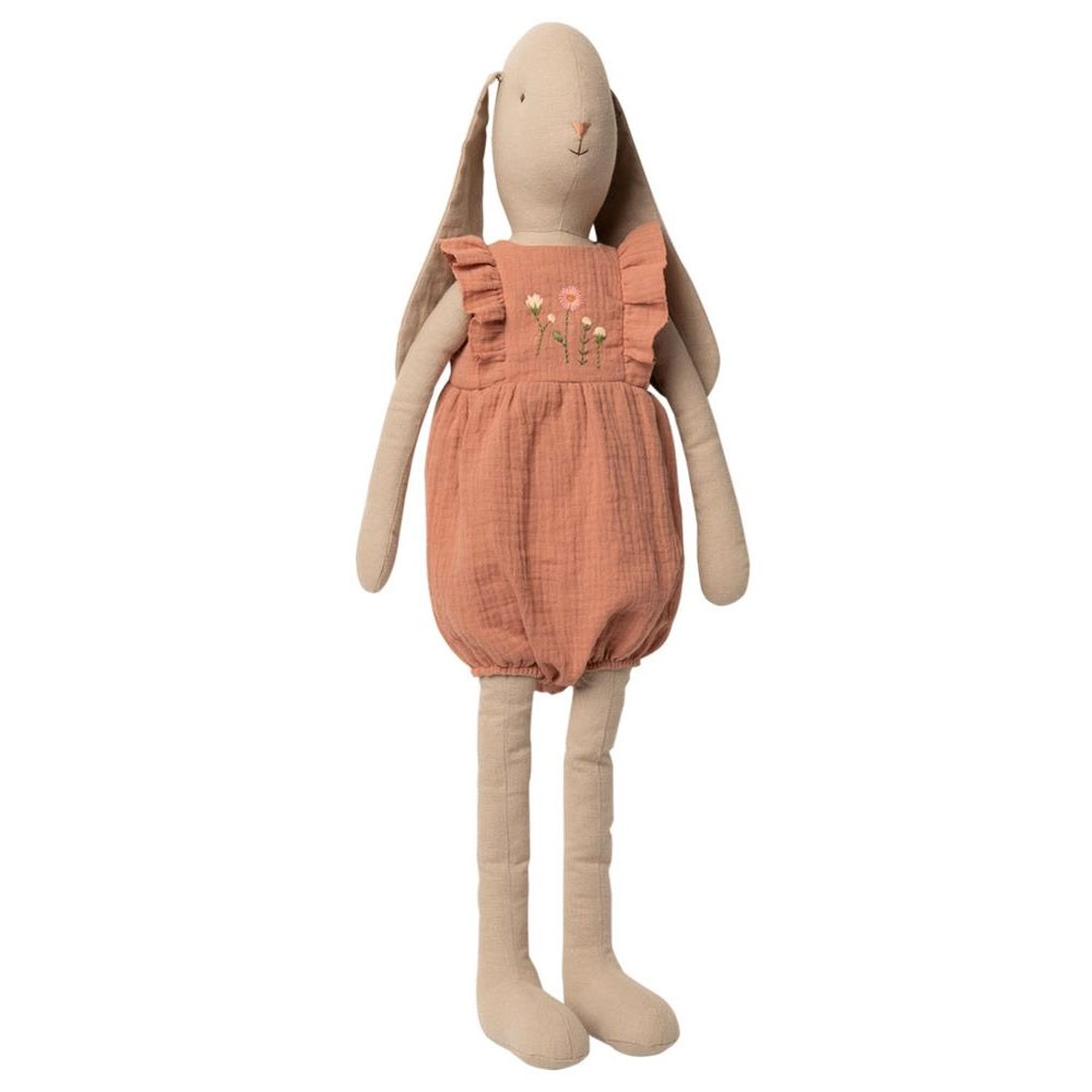 Maileg - XL Hase im Jumpsuit Rosa Größe 5