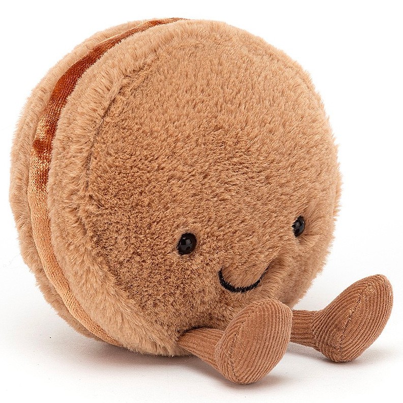 Jellycat - Chocolate Macaron