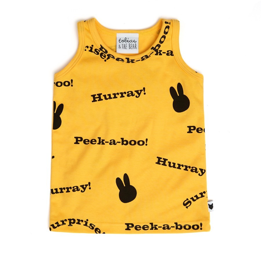 Tobias & the Bear - Tanktop "Miffy" Gelb