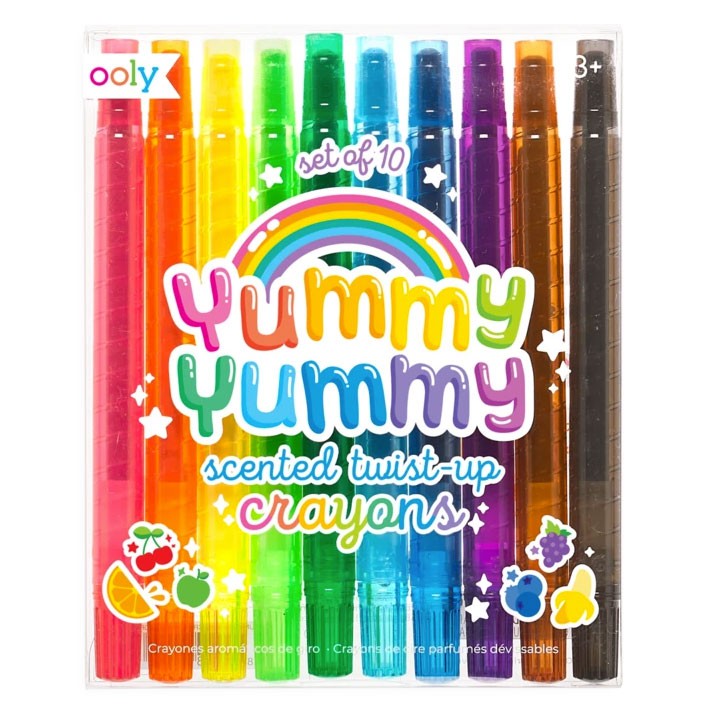 OOLY - Yummy Yummy Scented Twist-Up Crayons - Set of 10