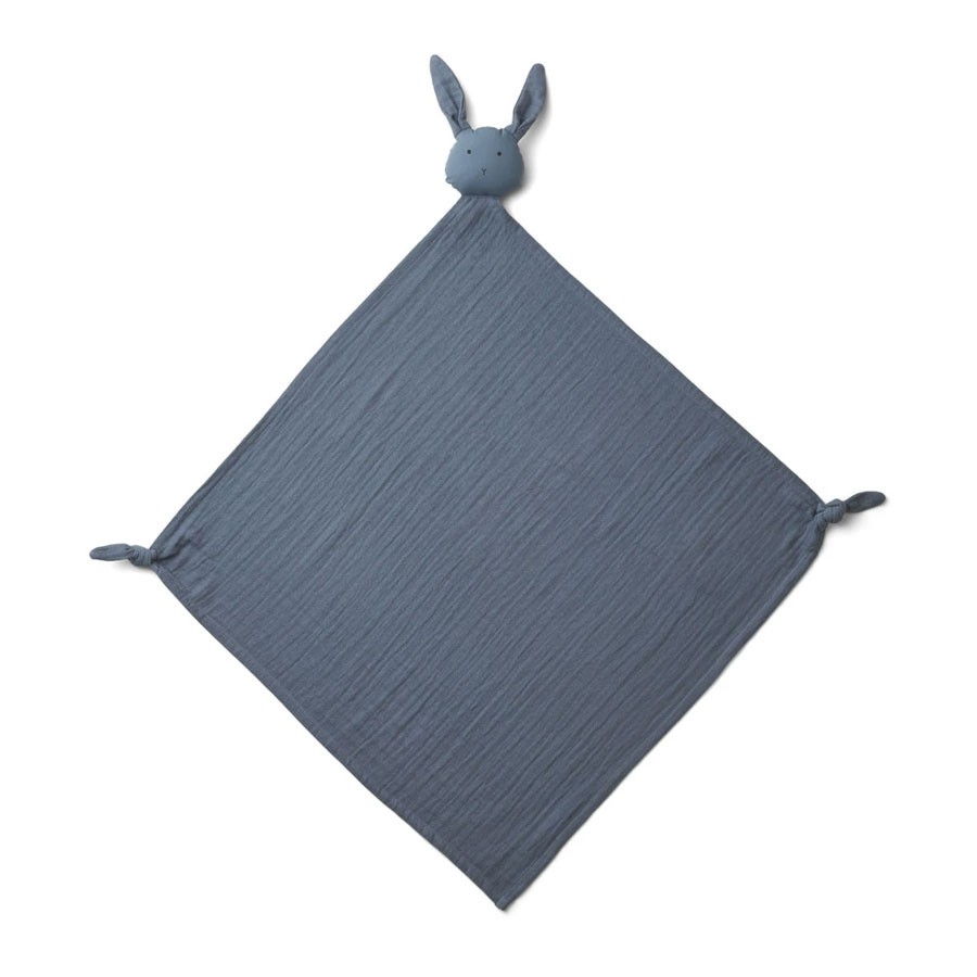 Liewood - Musselin Schmusetuch Robbie Rabbit Blue Wave