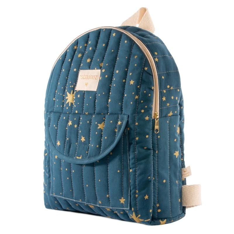 Nobodinoz - Tool Cool kid Backpack gold Stella night blue