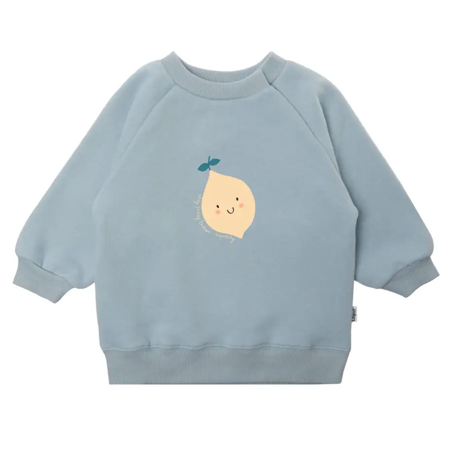 Pullover Zitrone - Hellblau