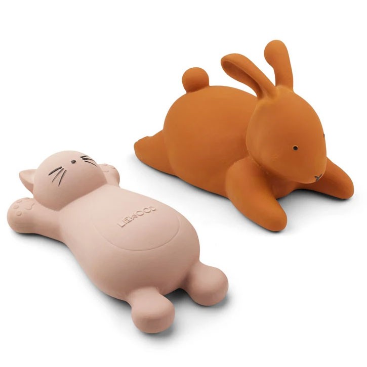 Liewood - 2 Badespielzeuge Vikky Katze Hase Rose