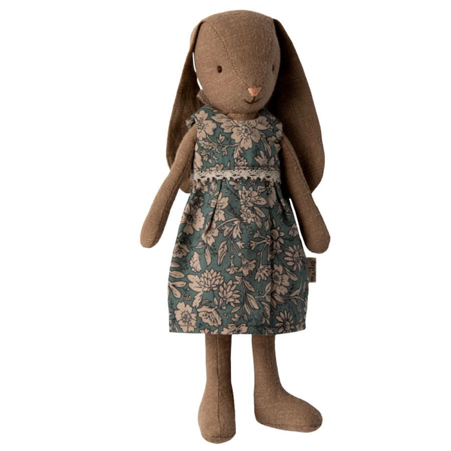 Maileg - Brauner Hase Mädchen mit Kleid - Größe 1