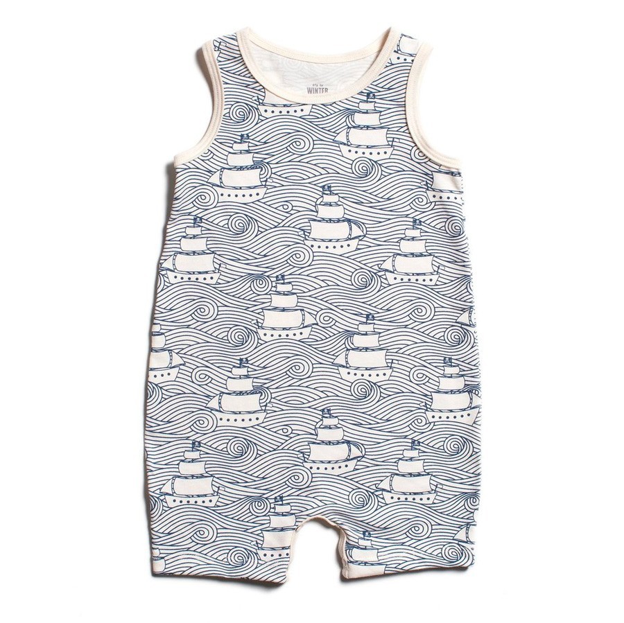 Winter Water Factory - Short Romper "Ahoy"