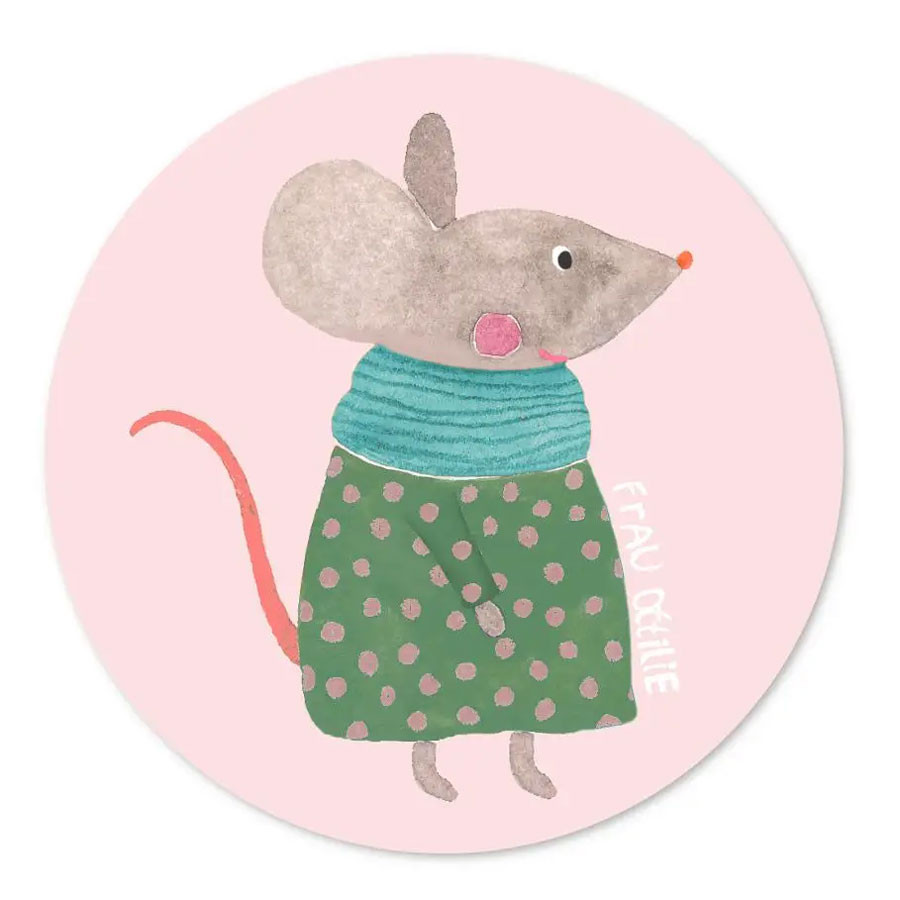 Aufkleber Maus