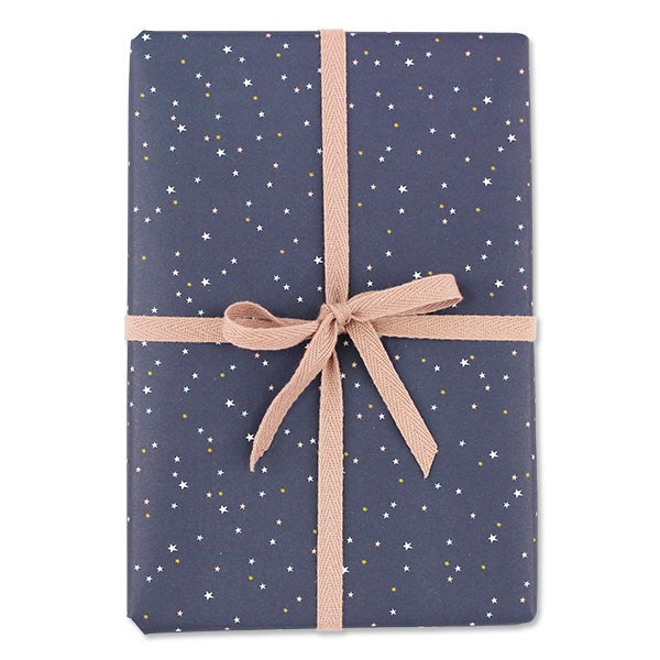 Ava & Yves - Geschenkpapier "Sternchen" Blau
