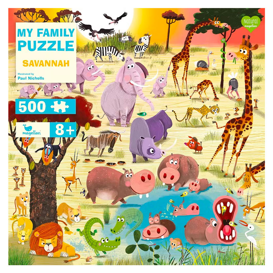 Magellan - Familien Puzzle "Savannah" 500 Teile