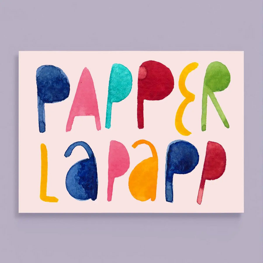 Karte "Papperlapapp"