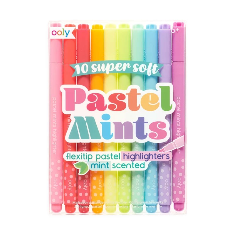 OOLY - 10 Pastell Marker mit Minzduft