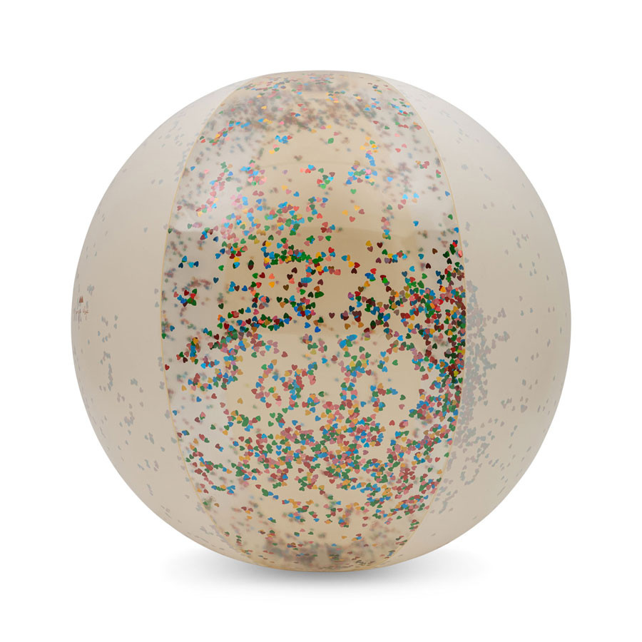 Konges Slojd - Beach Ball - Multi Hearts Cream