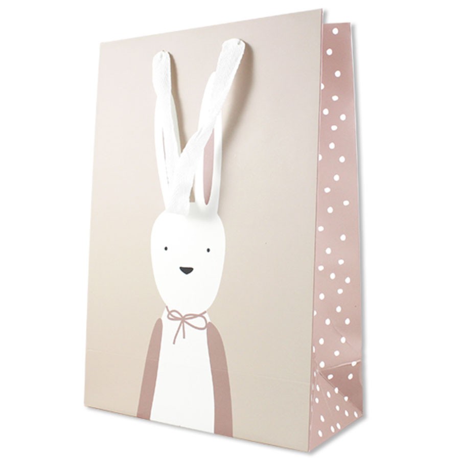 Ava & Yves - Geschenktasche Hase Puderrosa