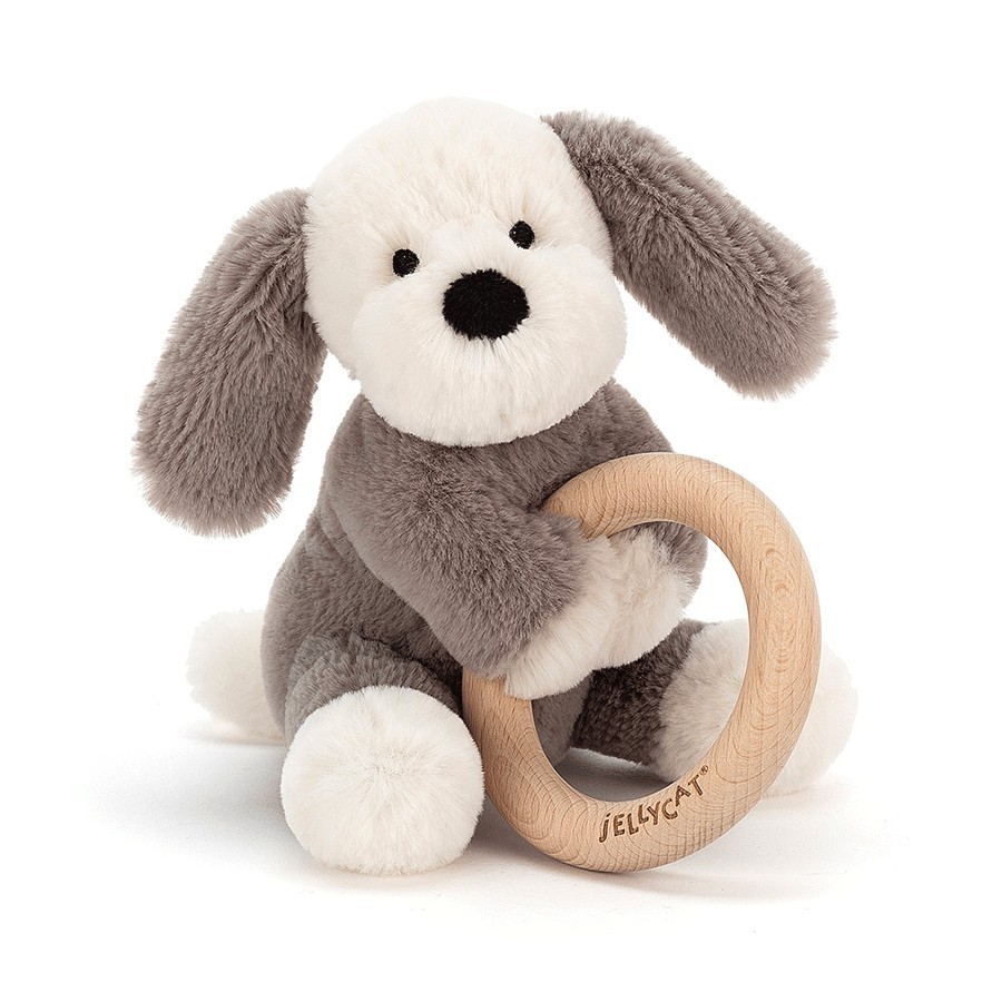 Jellycat - Beißring "Hund" für Babys