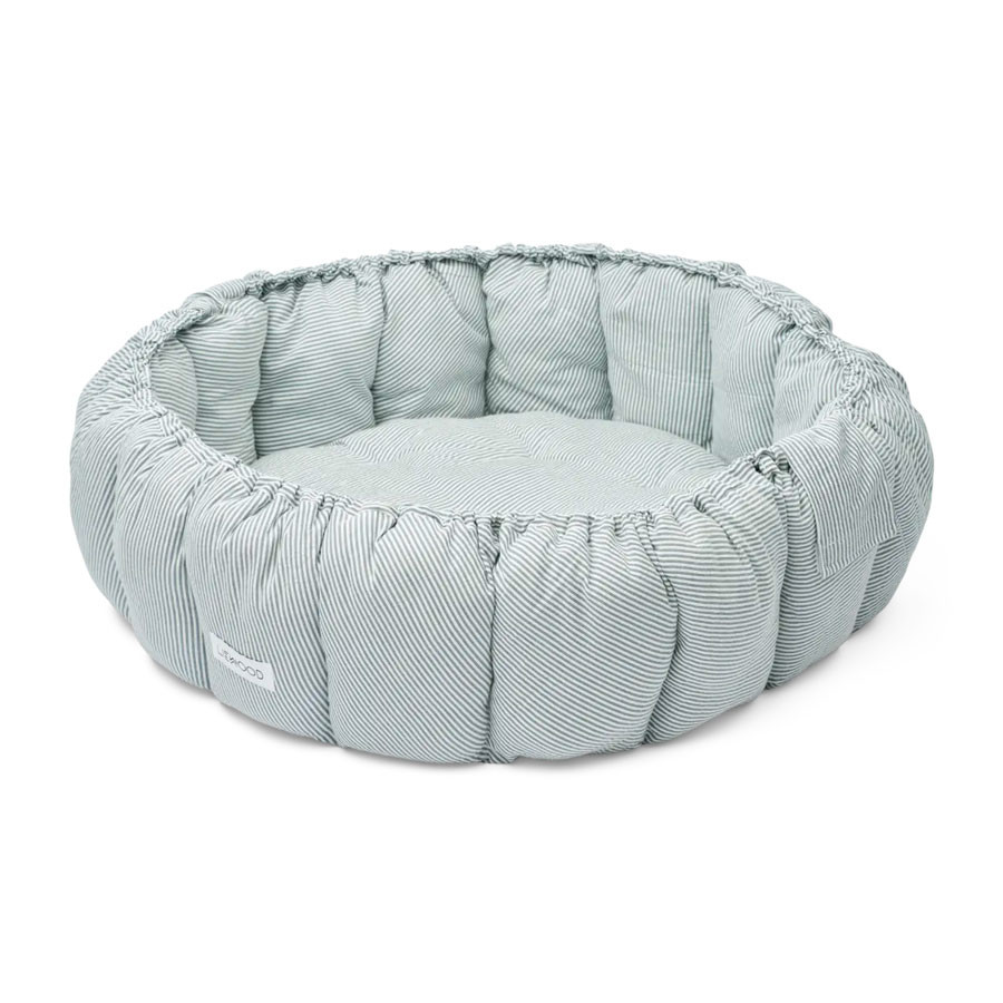 Liewood - Babynest OLA - Streifen Blue Wave/ Creme