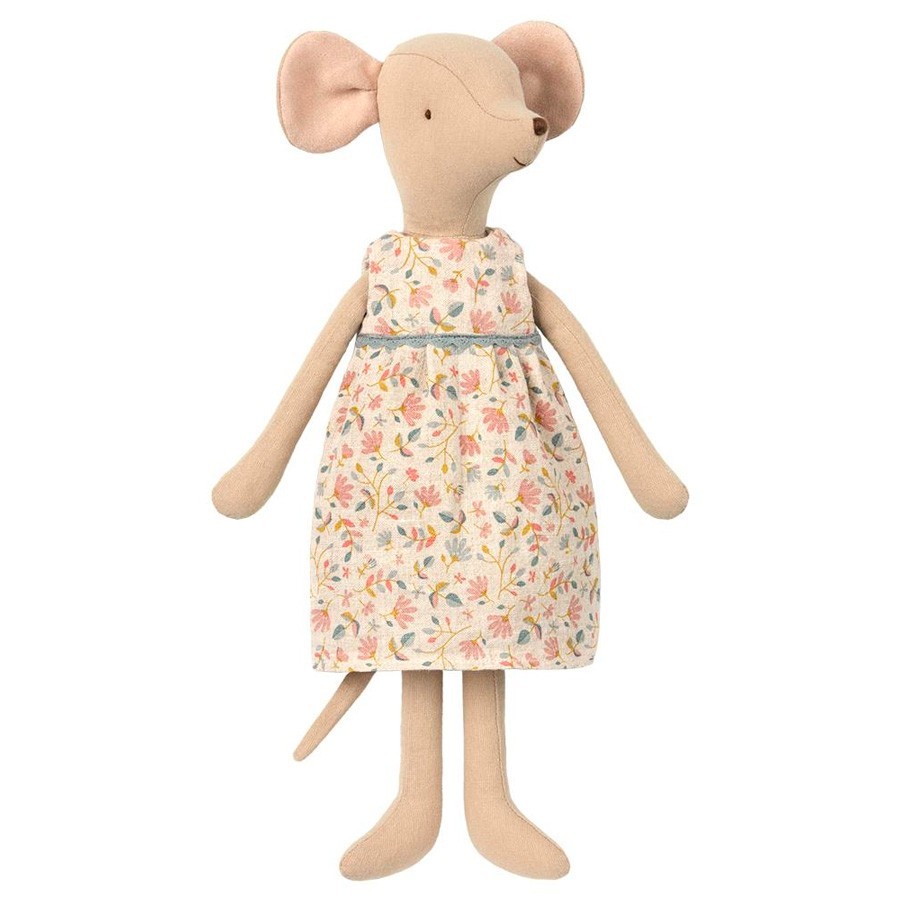 Maileg - Medium Maus im Sommerkleid