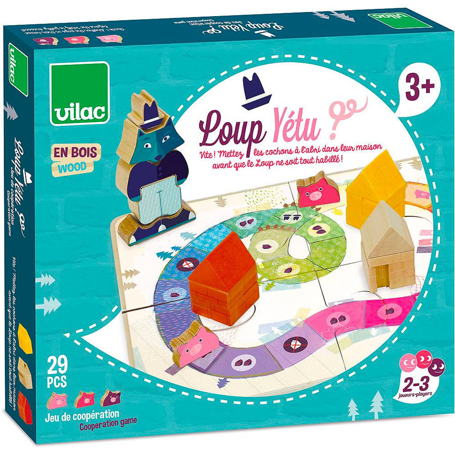 Vilac - Spiel "Wolf, wo bist Du"