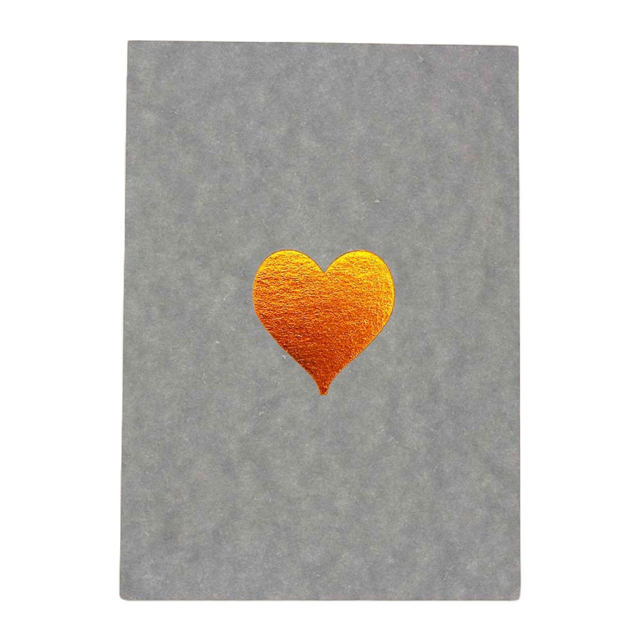 Ava & Yves - Postkarte für Grüße - Herz