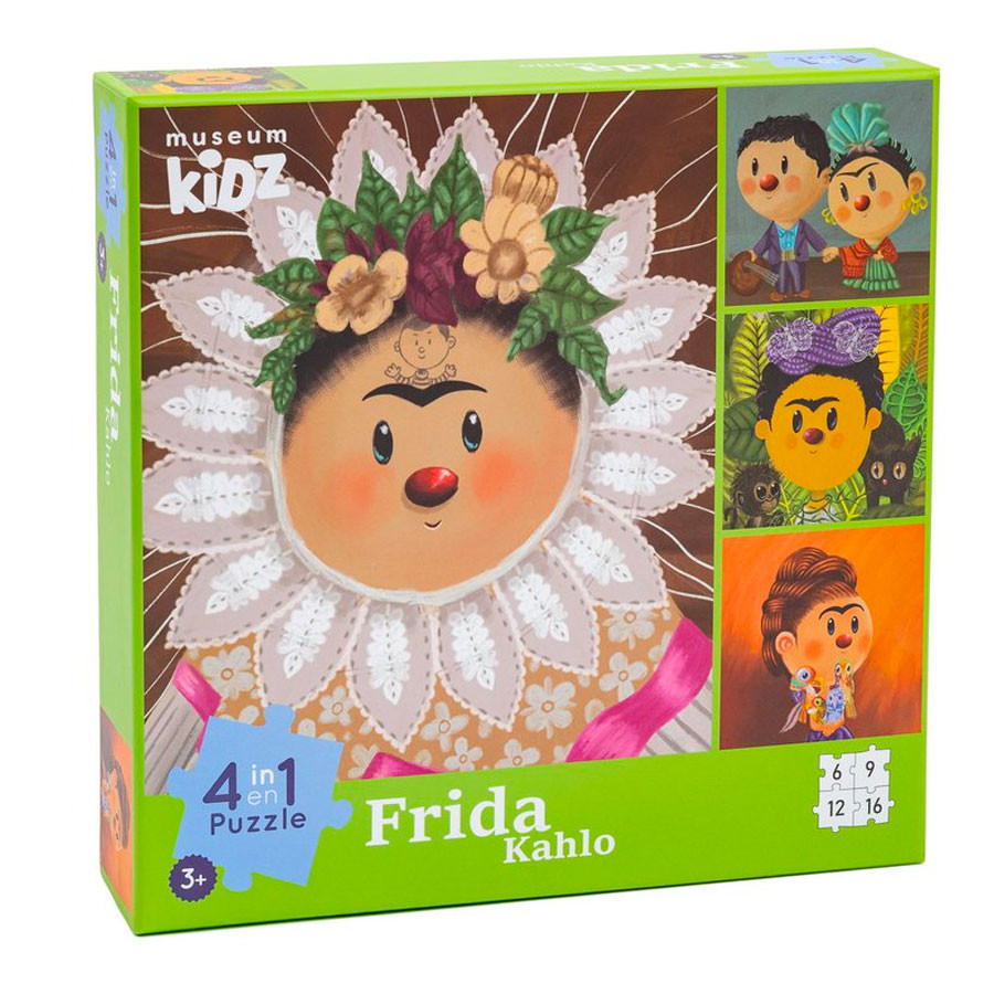 Museum Kidz - Puzzle Frida Kahlo - 4 in 1