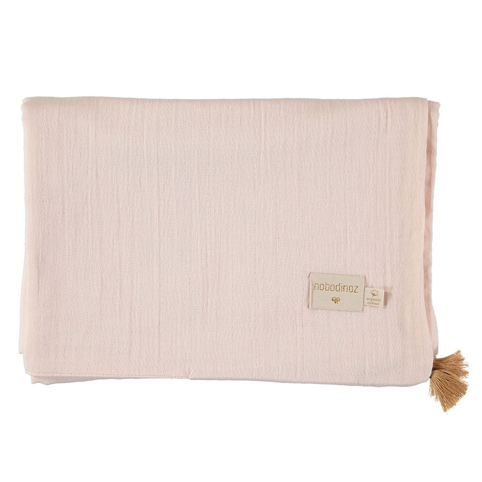 Nobodinoz - Sommer Babydecke "Treasure" Dream Pink
