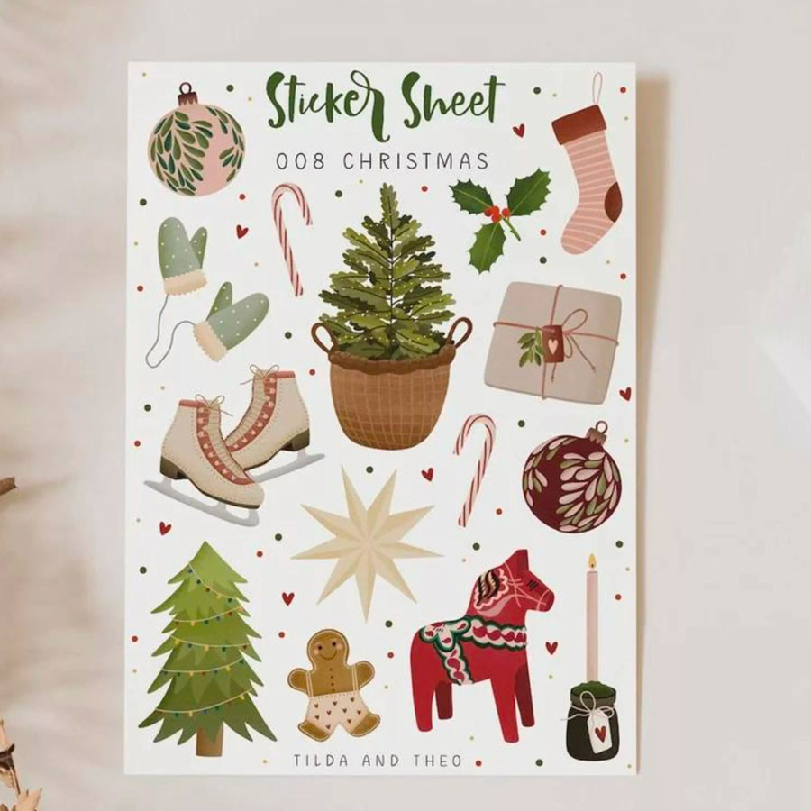 Stickerbogen "Weihnachten" - 20 Stk