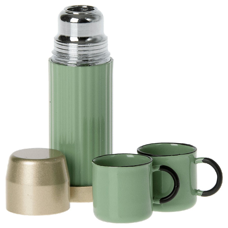 Maileg - Set Thermoskanne und Becher Mint