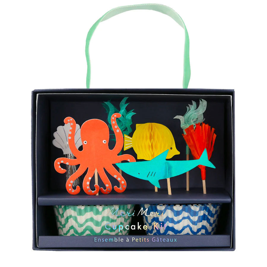 Meri Meri - Cupcake Set Under the Sea - 24 Stk