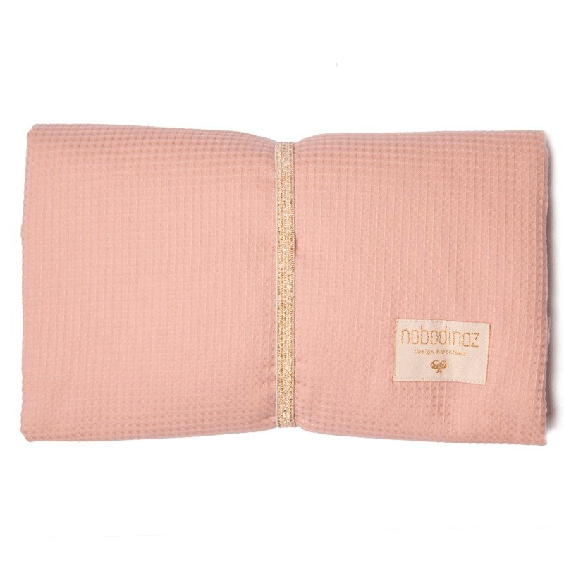 Nobodinoz - Wickelunterlage "Mozart" Misty Pink