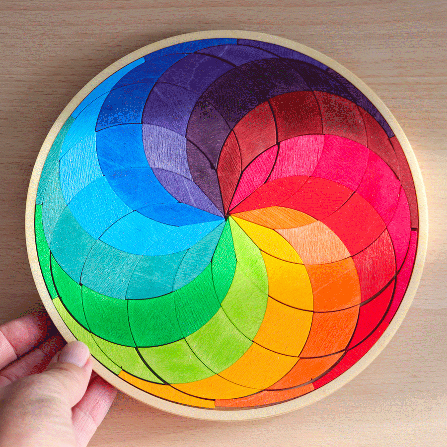 Grimm's Spielzeug - Kleiner Kreis Farbspirale