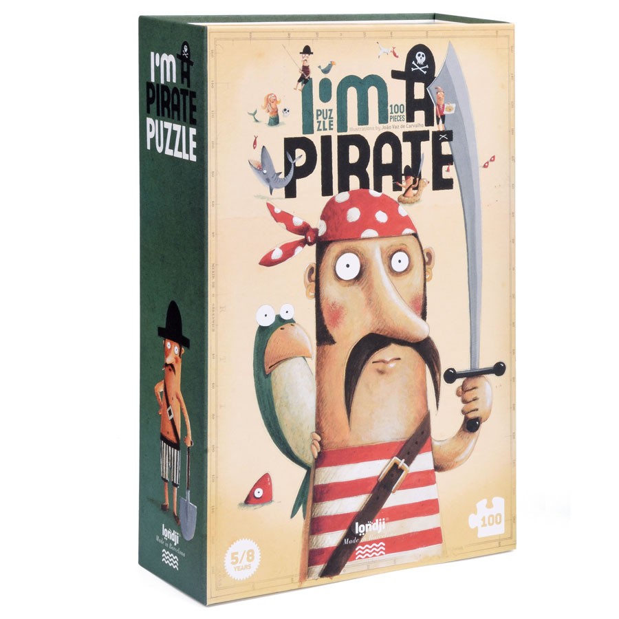 Londji - Puzzle "Ich bin ein Pirat" ab 5 Jahre