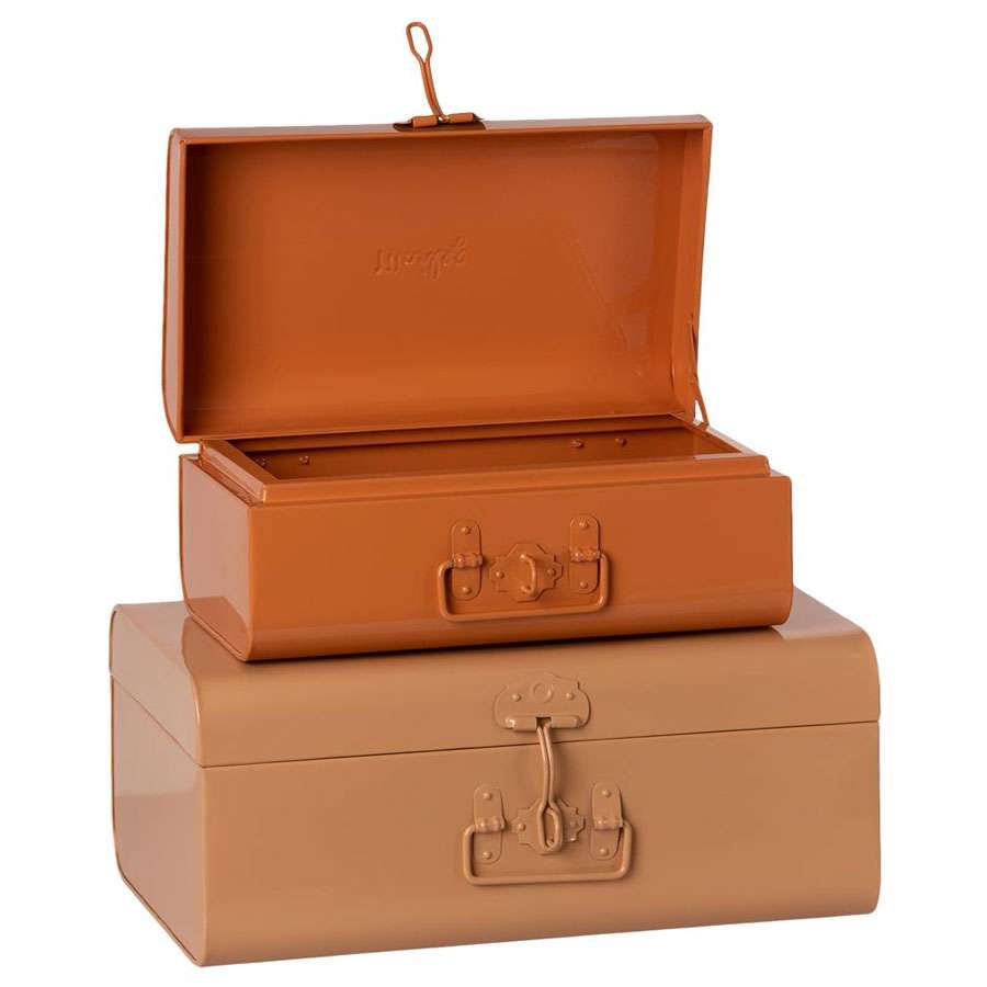 MAILEG Storage Suitcase Set Powder-Rose