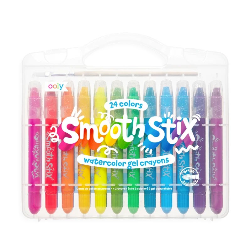 OOLY - Smooth Stix Watercolor Gel Crayons - Set of 24