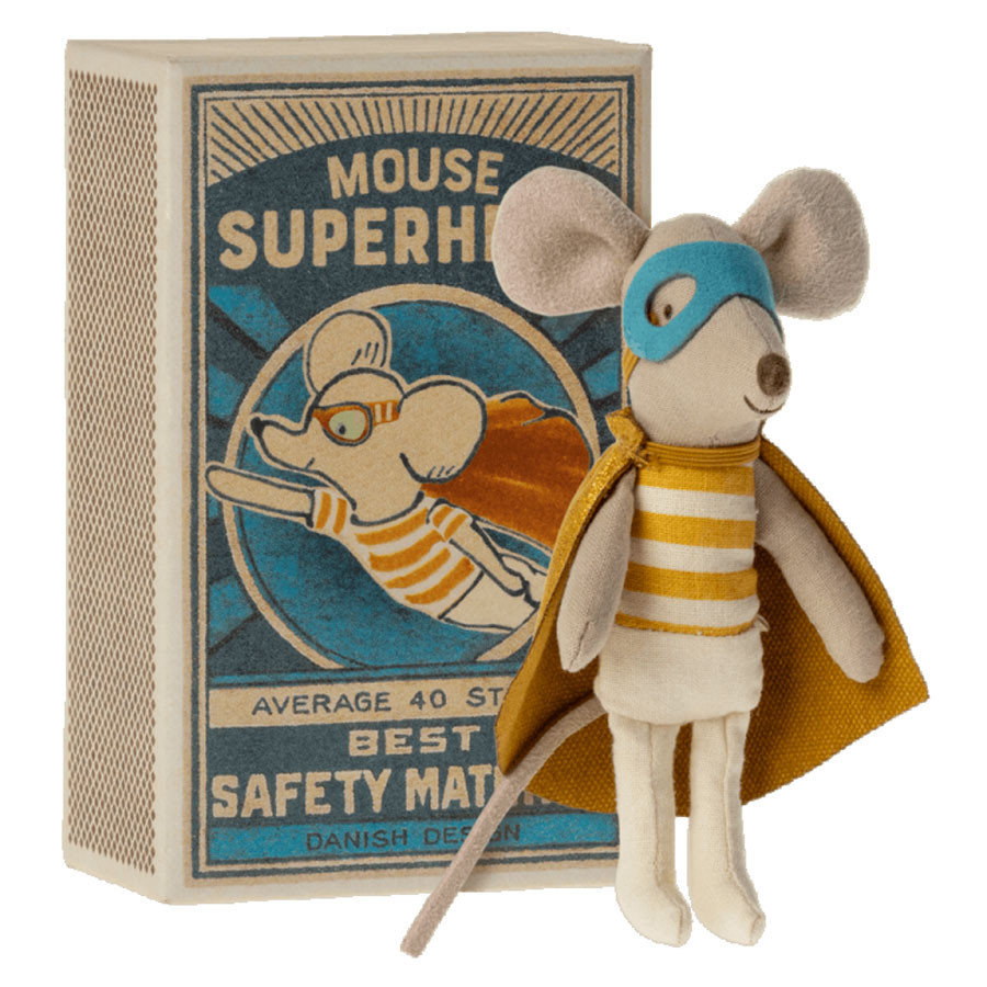 Maileg - Maus Superheld in der Schachtel 2022