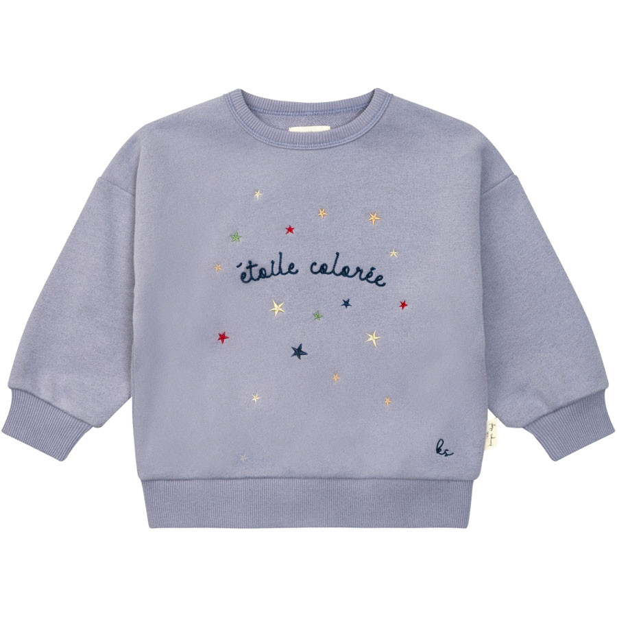 Konges Slojd - Sweater Lou "Étoile Colorée" Quicksilver