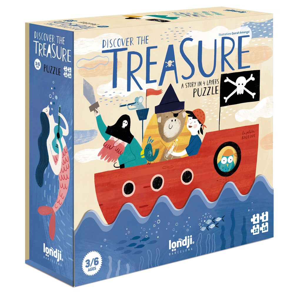 Londji - 4 Puzzles - Discover the Treasure