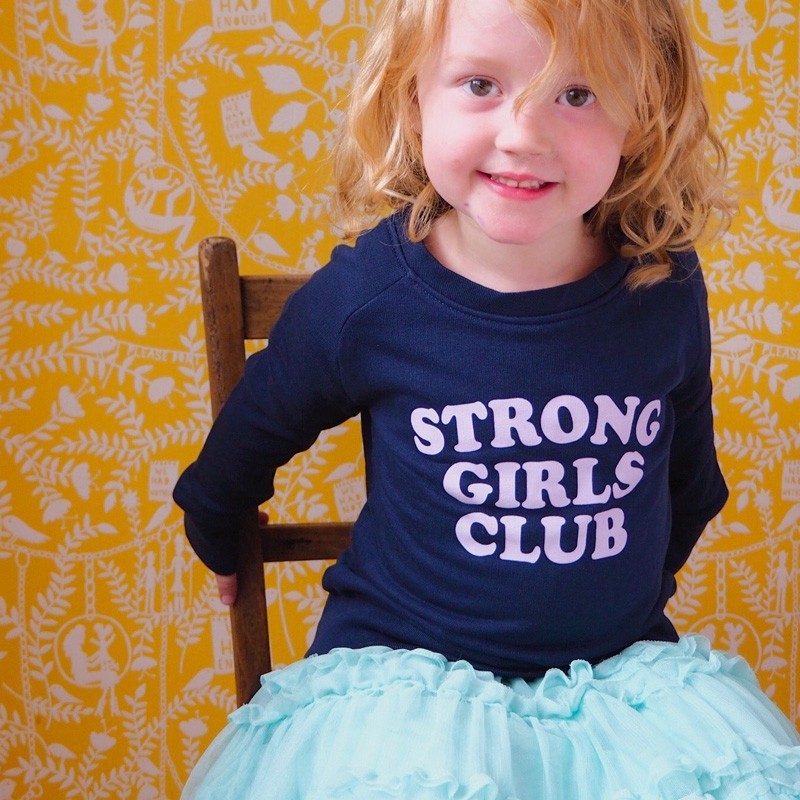 Muthahood - Sweater "Strong Girls Club" Navy