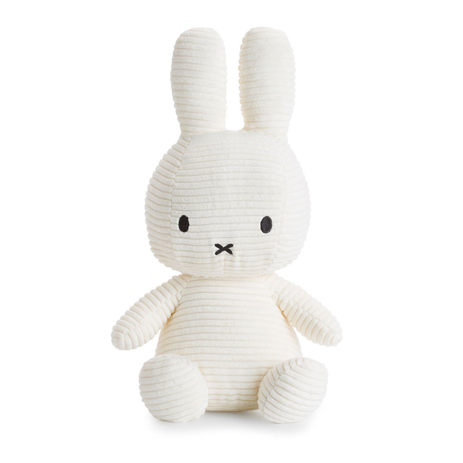 Miffy Collection - Miffy Kuscheltier aus Kord Weiß 33cm