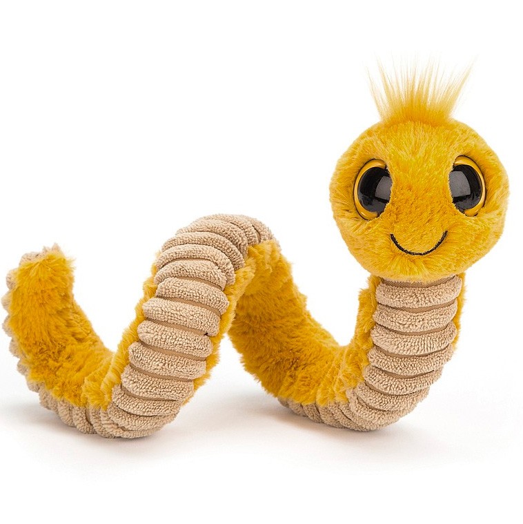 Jellycat - Wiggly Worm Yellow