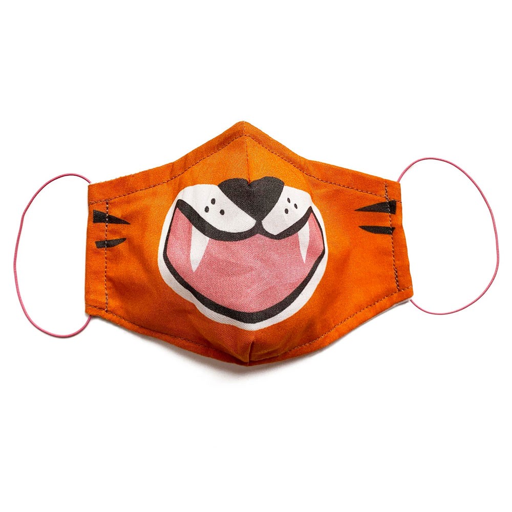 Gesichtsmaske Tiger für Kids Größe M