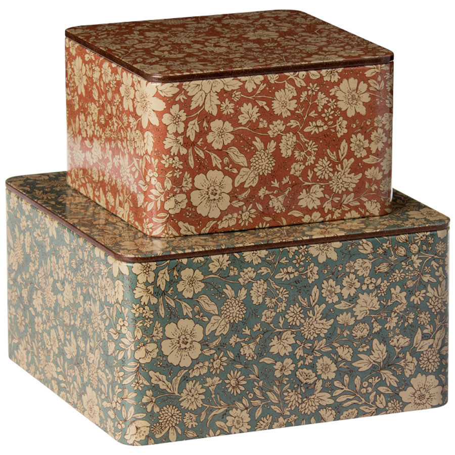 Maileg - Metallboxen "Blossom" - 2 Stk