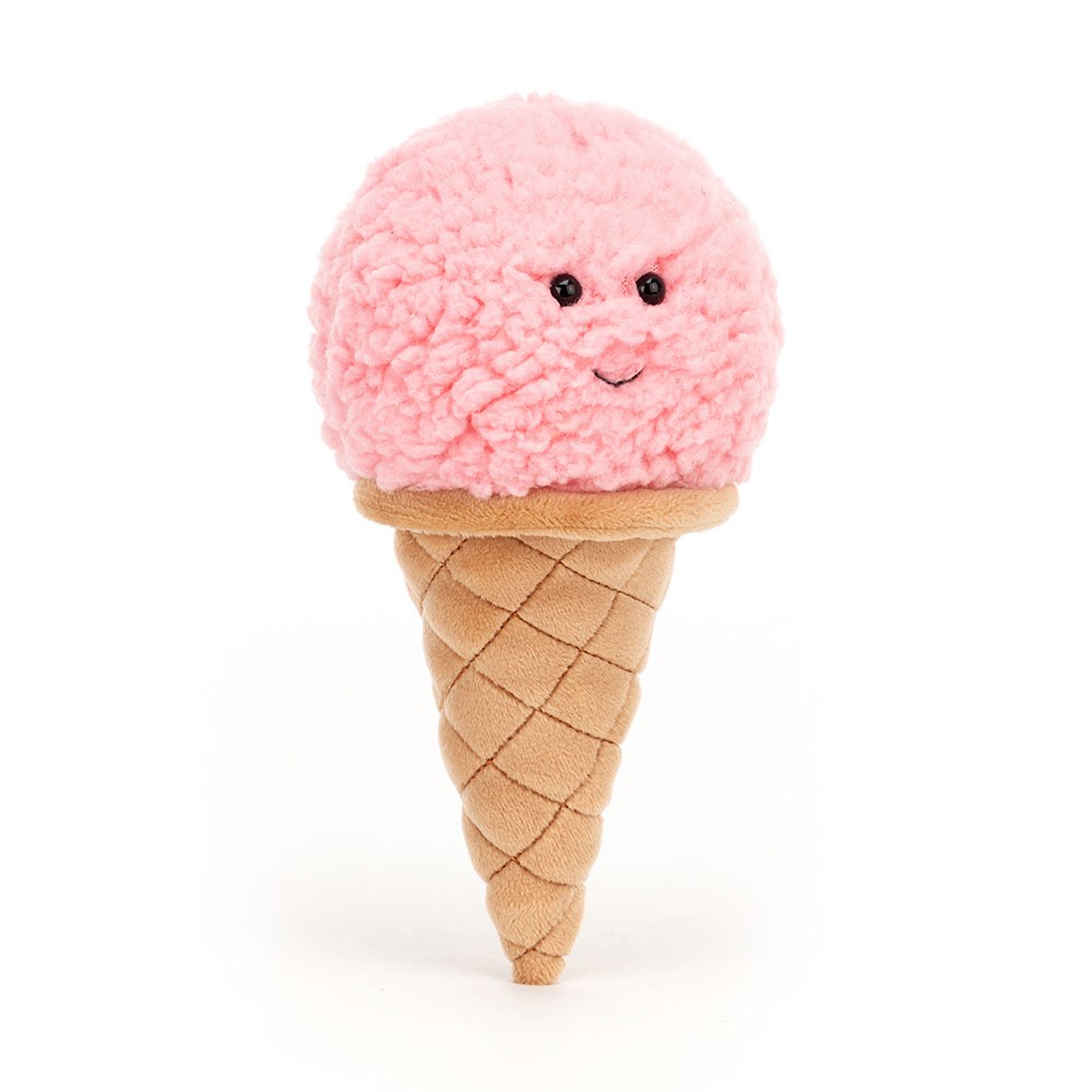 Jellycat - Eiscreme in drei Sorten Erdbeer