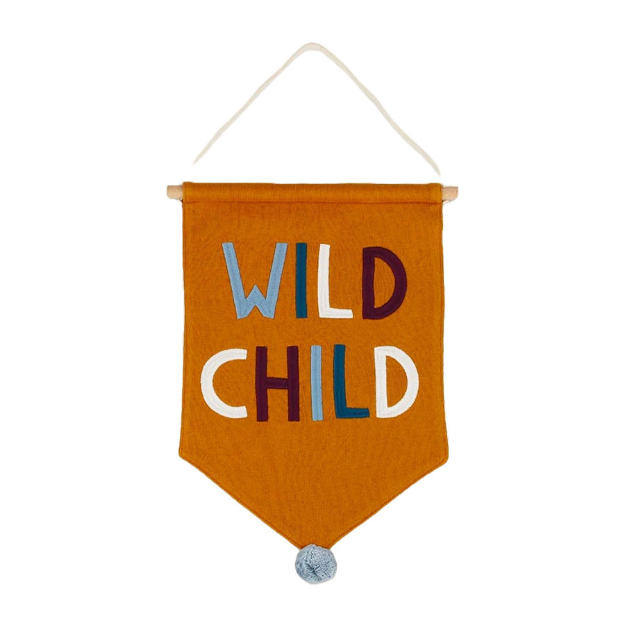 Ava & Yves - Wanddeko Wimpel Wild Child