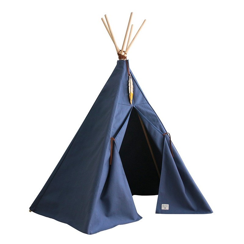 Nobodinoz - Tipi Zelt "Nevada" Blau