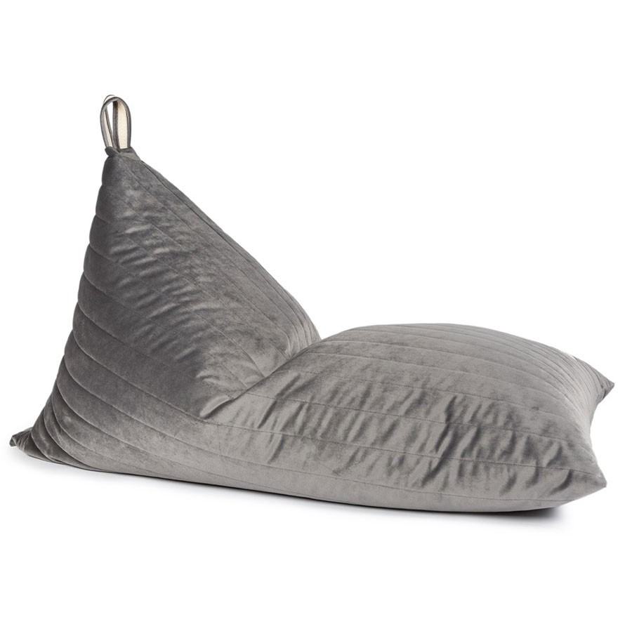 Nobodinoz - Sitzkissen Savanna Velvet Essaouira Slate Grey