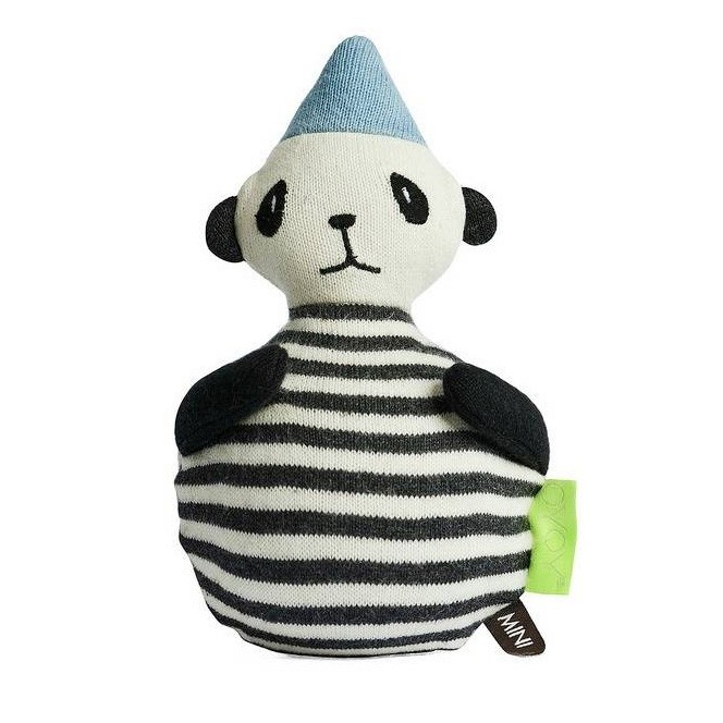 OYOY - Panda Spielzeug aus Strick