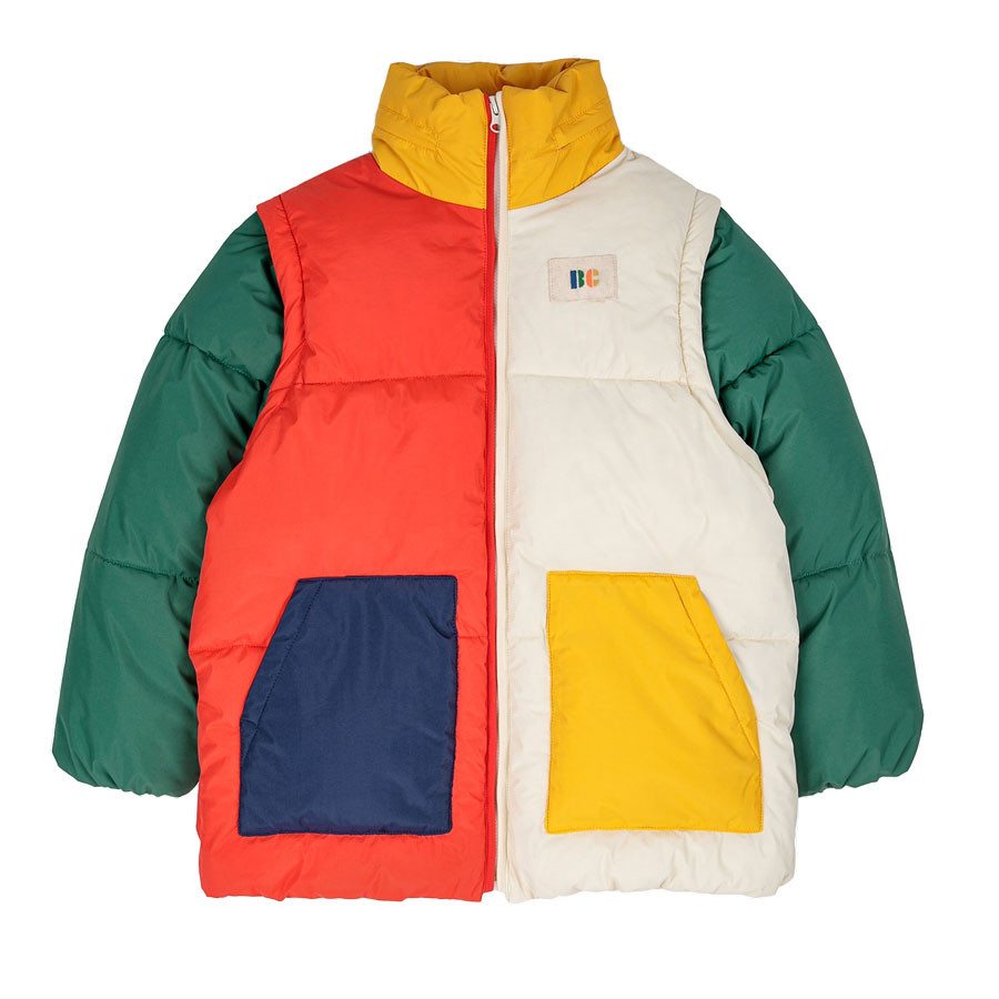 Bobo Choses Anorak with Vest Colour Block Minicatwalk