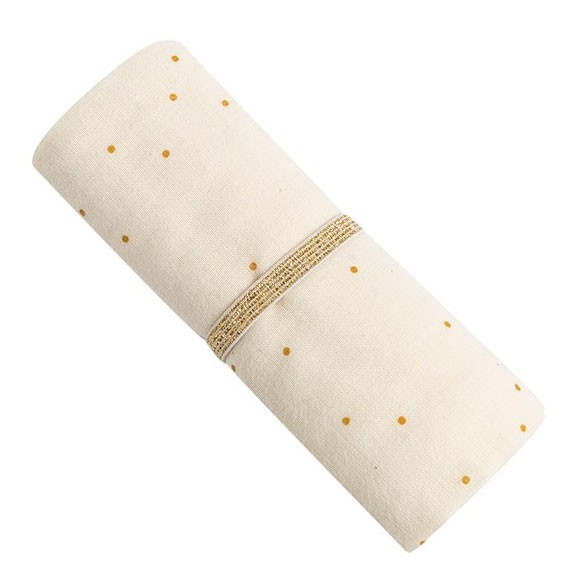 Nobodinoz - Baby Love Swaddle Honey Sweet Dots